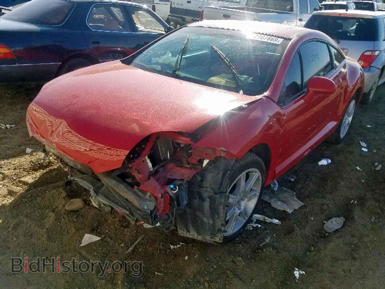 2007 MITSUBISHI ECLIPSE - VIN: 4A3AK34T77E001855 - Фото 2