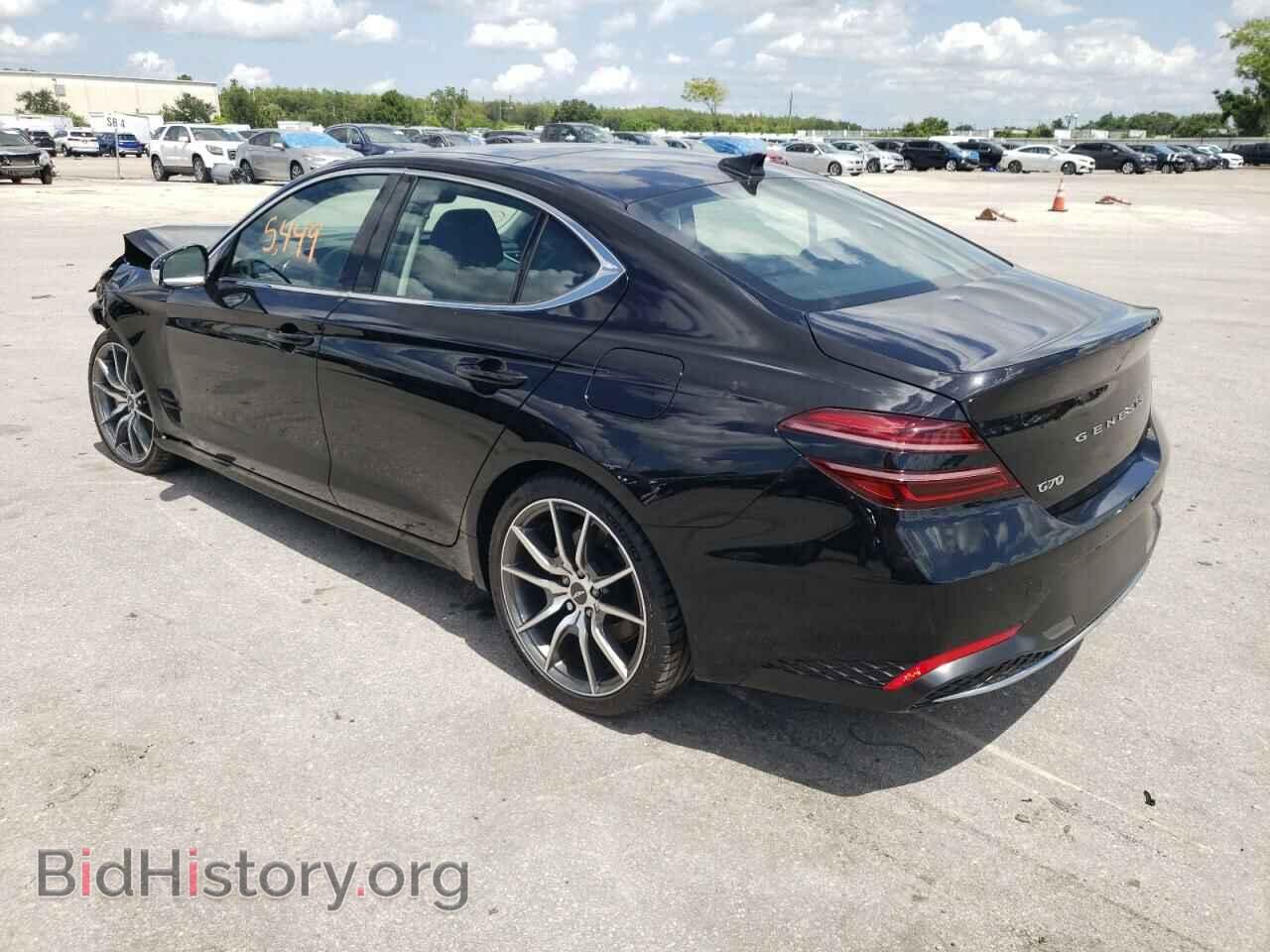 2022 GENESIS G70 BASE - VIN: KMTG34TA4NU089106 - Фото 3