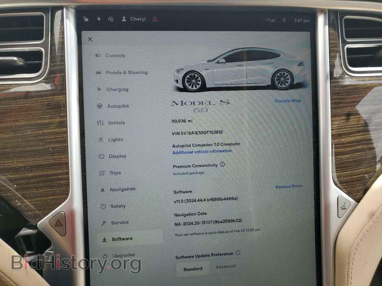 2016 TESLA MODEL S - VIN: 5YJSA1E10GF153812 - Photo 9
