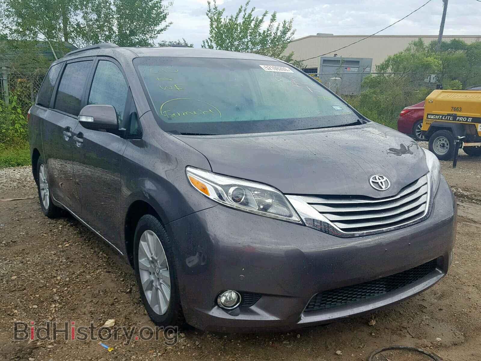 Фотография 5TDYK3DC9FS640085 - TOYOTA SIENNA XLE 2015
