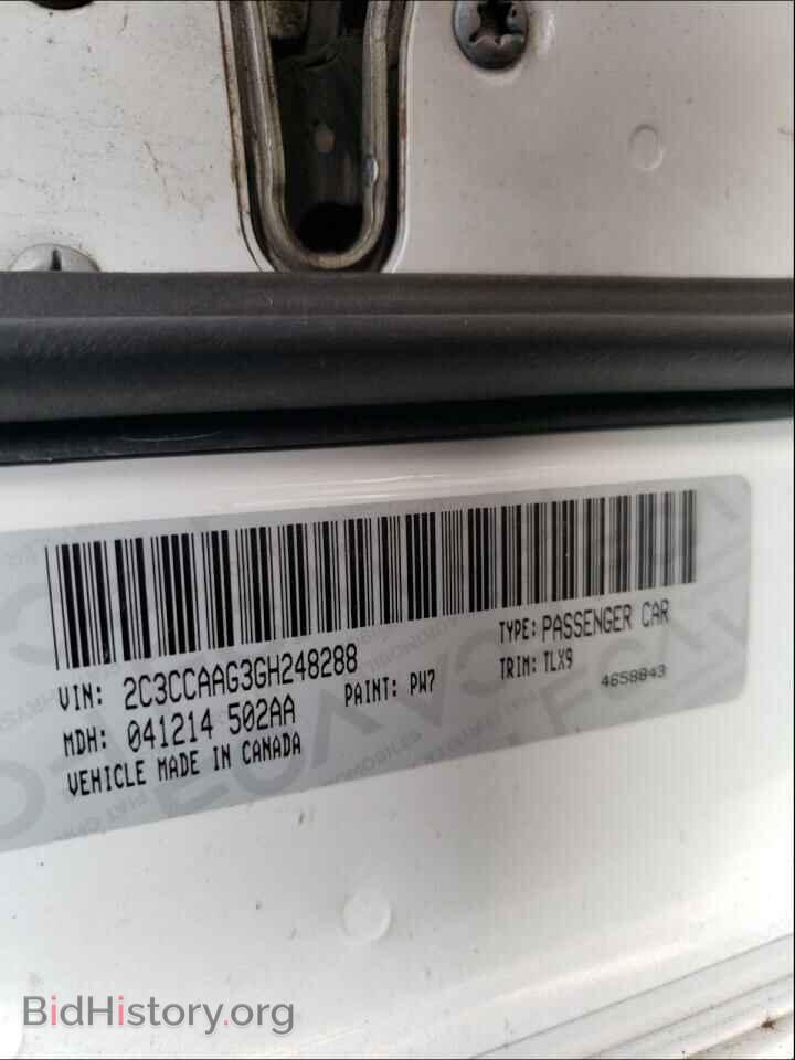 2016 CHRYSLER 300 - VIN: 2C3CCAAG3GH248288 - Фото 10