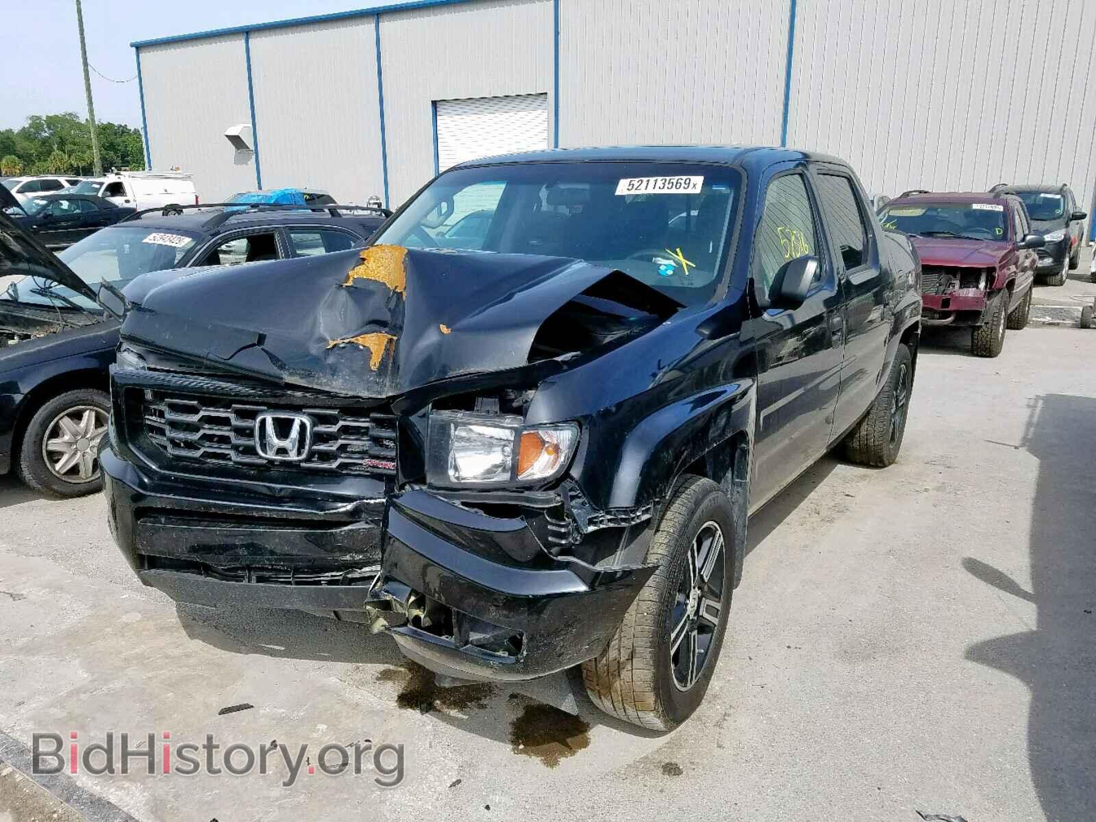 2012 HONDA RIDGELINE - VIN: 5FPYK1F78CB455005 - Фото 2