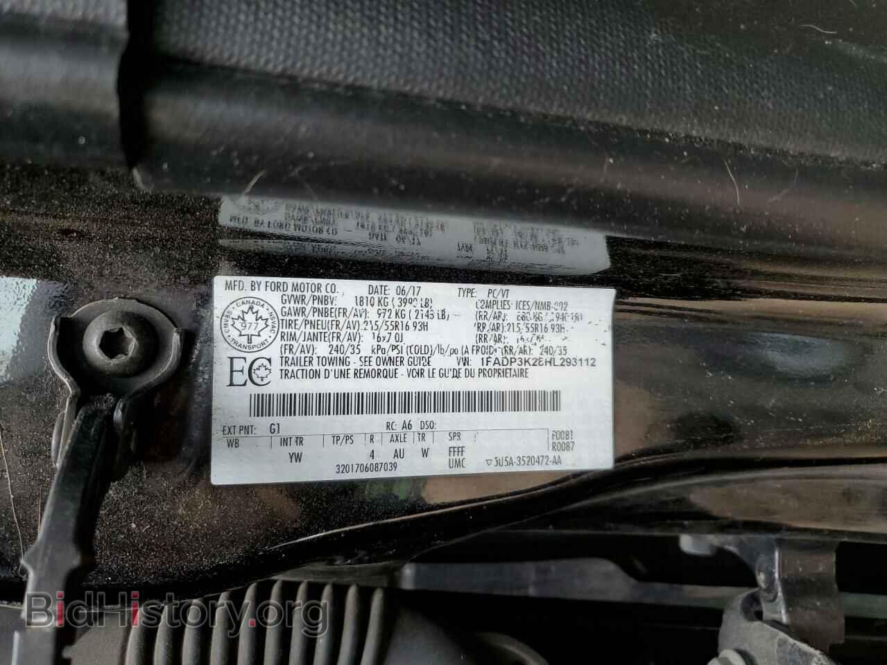 2017 FORD FOCUS - VIN: 1FADP3K28HL293112 - Фото 13