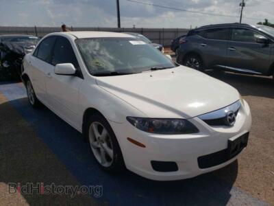 2006 Mazda 6 6 S, white — VIN 1YVHP80D565M14364, Copart