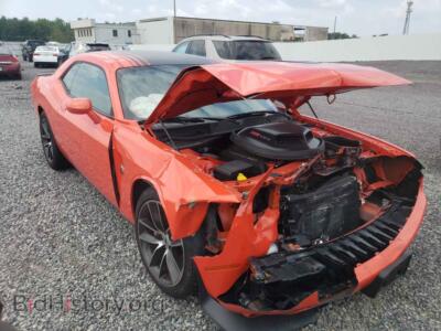 2017 Dodge CHALLENGER, красный — VIN 2C3CDZFJ7HH666418, Copart