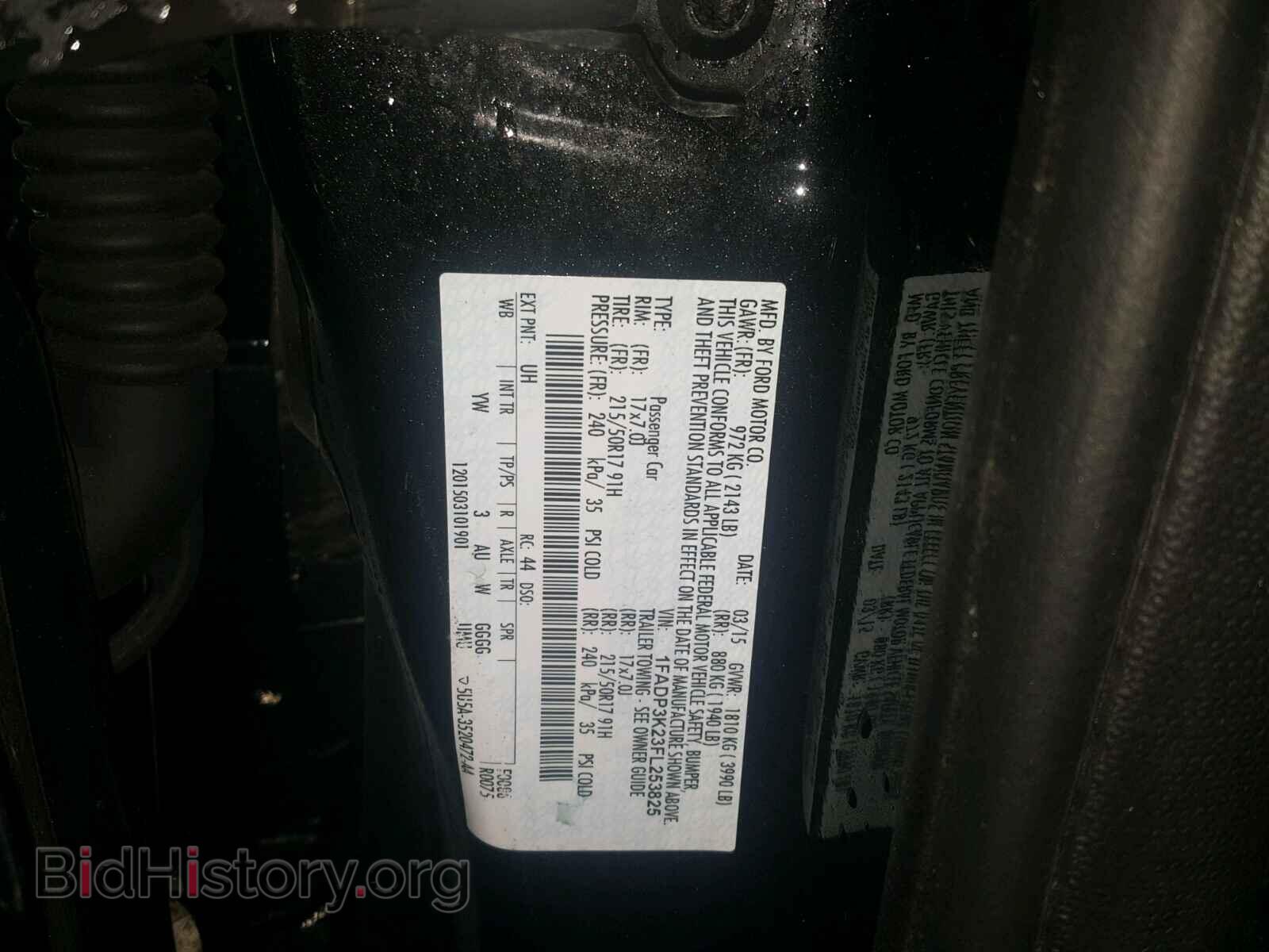 2015 FORD FOCUS SE - VIN: 1FADP3K23FL253825 - Фото 10
