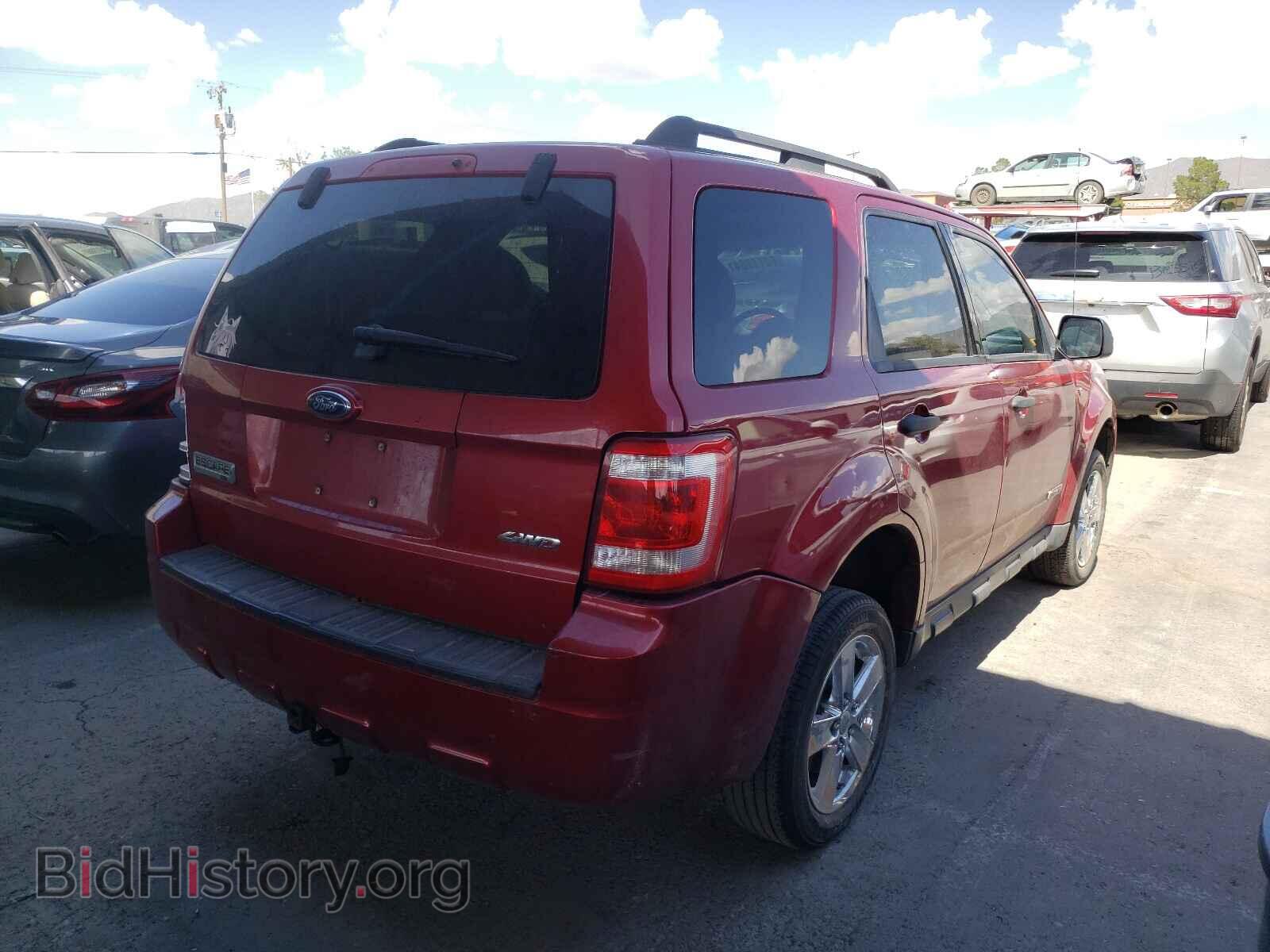2008 FORD ESCAPE - VIN: 1FMCU93148KD64668 - Фото 4