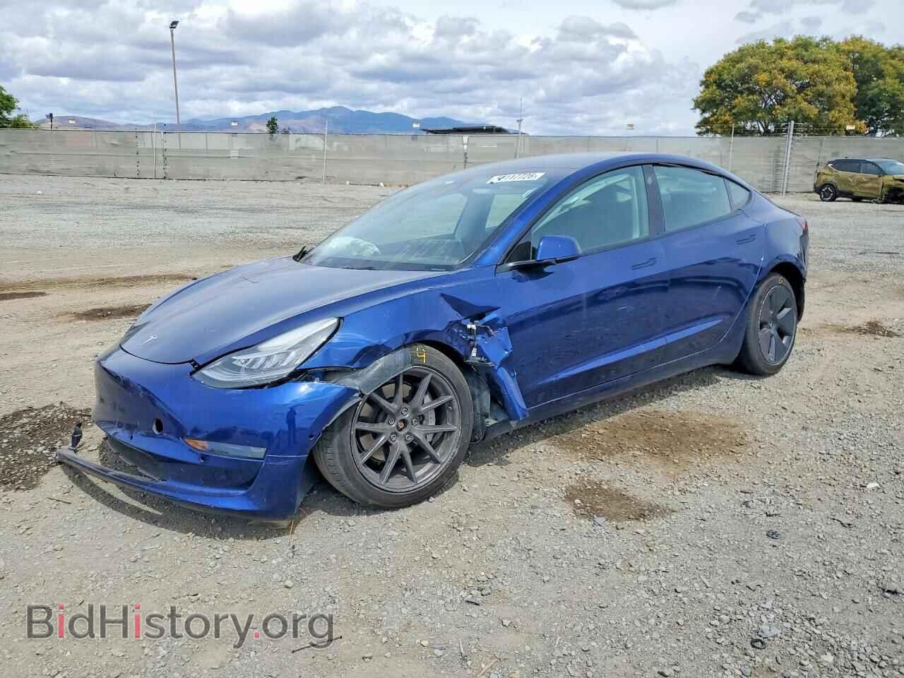Photo 5YJ3E1EB0NF243556 - TESLA MODEL 3 2022