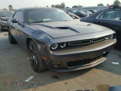 2016 Dodge CHALLENGER, серый — VIN 2C3CDZBT3GH138378, Copart