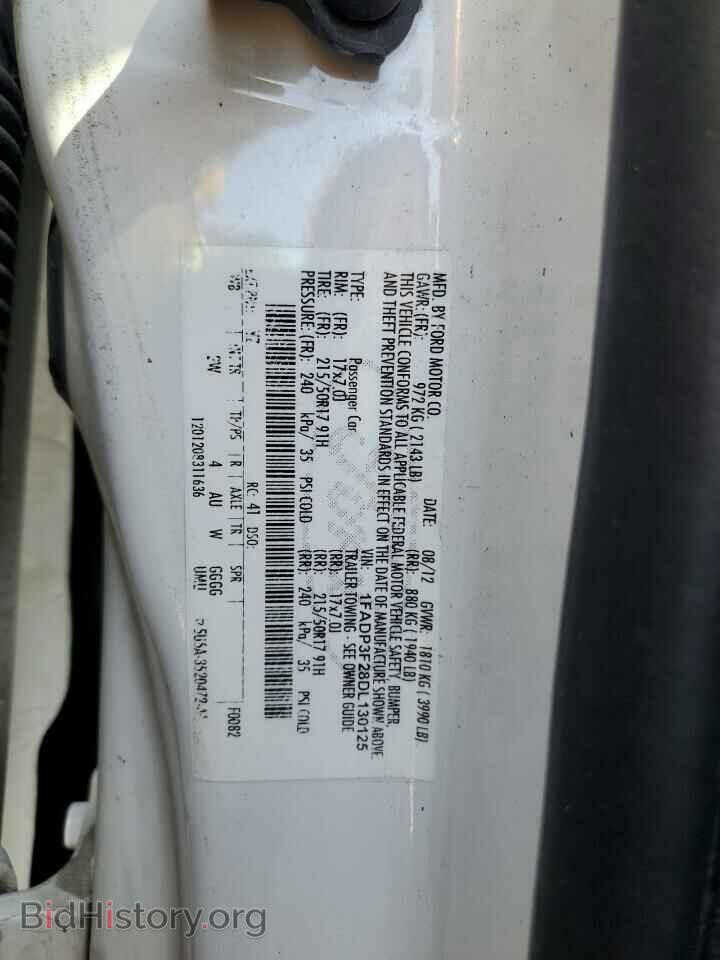 2013 FORD FOCUS - VIN: 1FADP3F28DL130125 - Фото 12