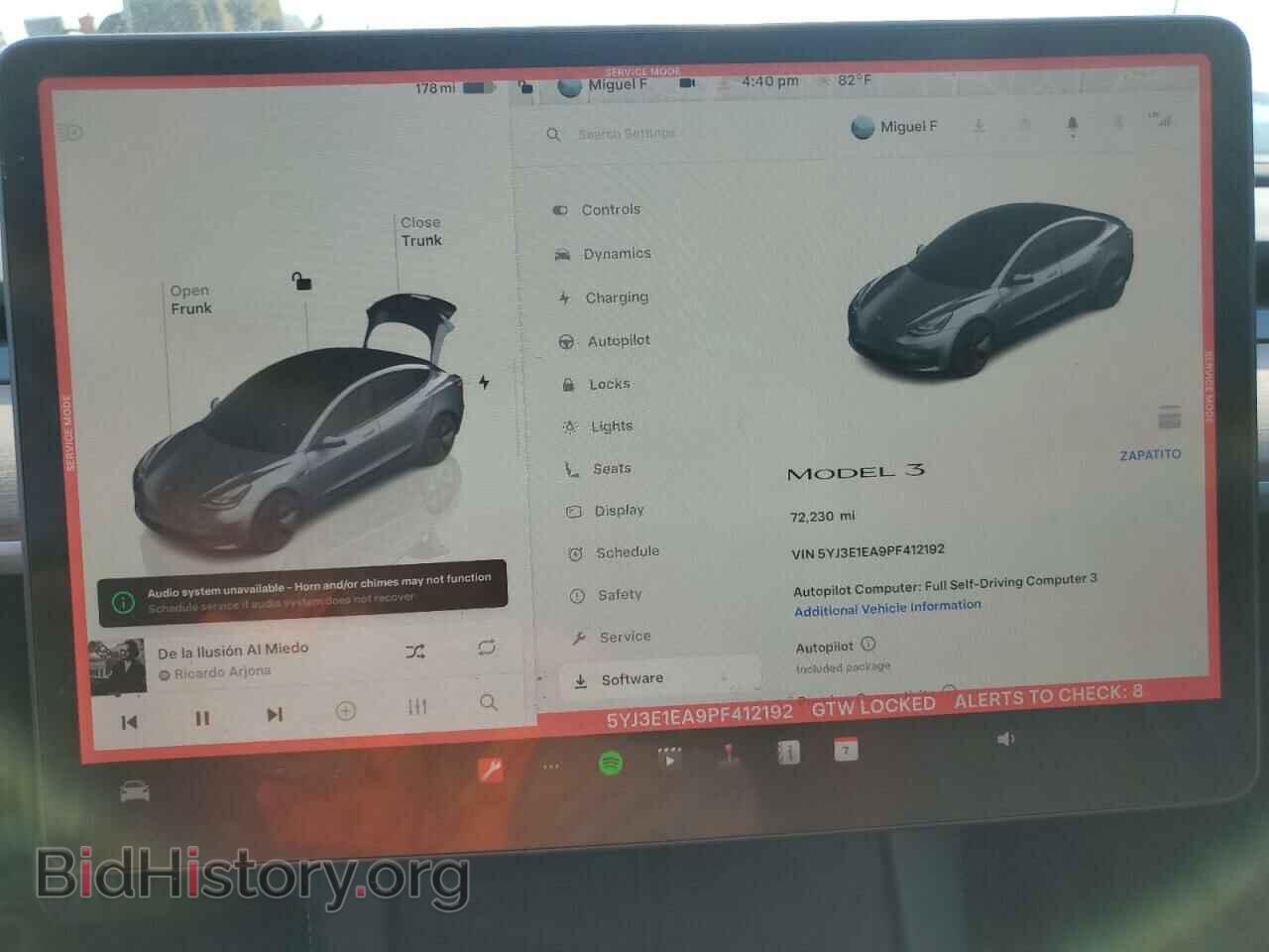 2023 TESLA MODEL 3 - VIN: 5YJ3E1EA9PF412192 - Фото 9