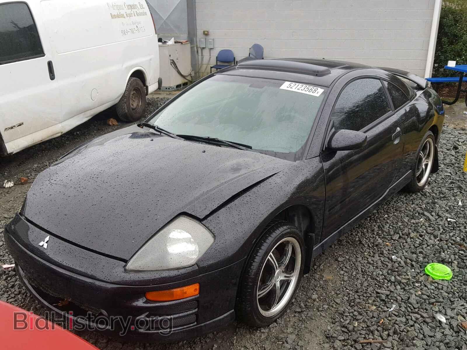 2002 MITSUBISHI ECLIPSE - VIN: 4A3AC54H02E037612 - Фото 2