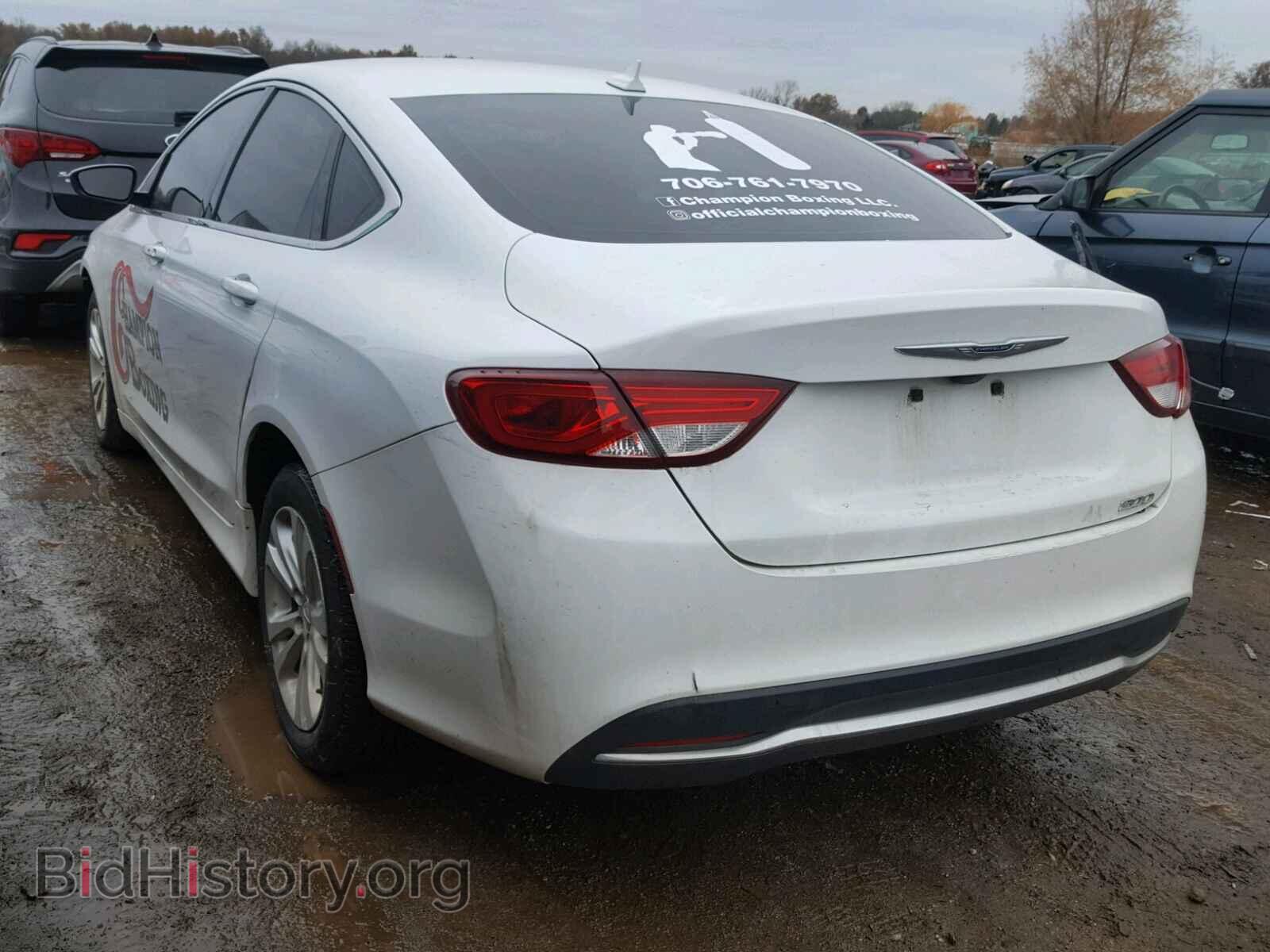 2016 CHRYSLER 200 - VIN: 1C3CCCAB8GN171828 - Фото 3