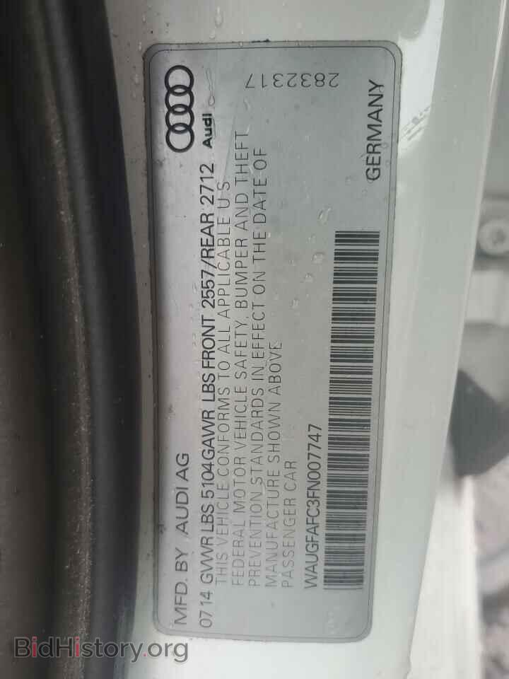 2015 AUDI A6 - VIN: WAUGFAFC3FN007747 - Фото 12