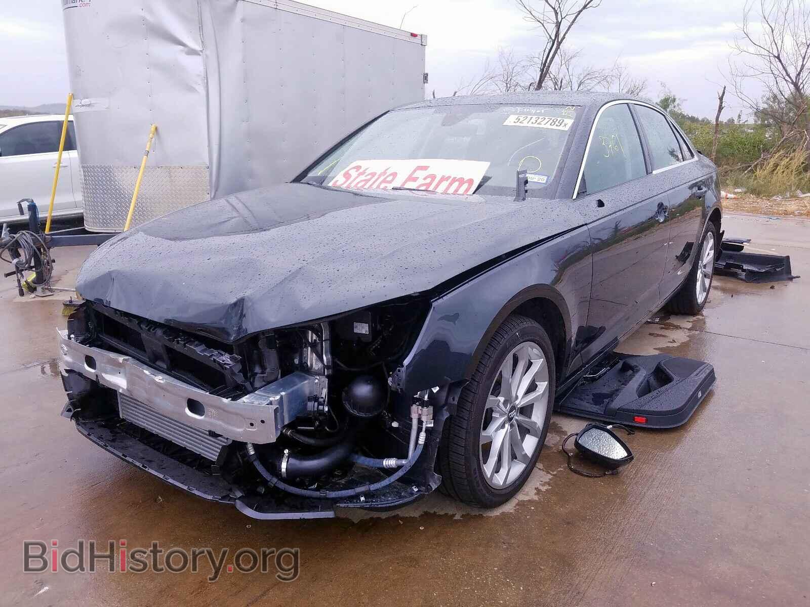2019 AUDI A4 - VIN: WAUGMAF49KA039411 - Фото 2