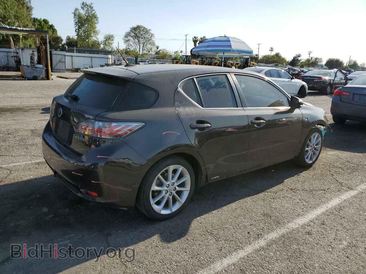 2012 LEXUS CT 200 - VIN: JTHKD5BH4C2080679 - Фото 3