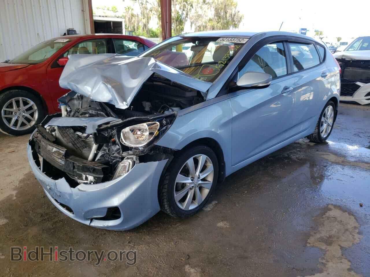 2013 HYUNDAI ACCENT - VIN: KMHCU5AE1DU080590 - Фото 2