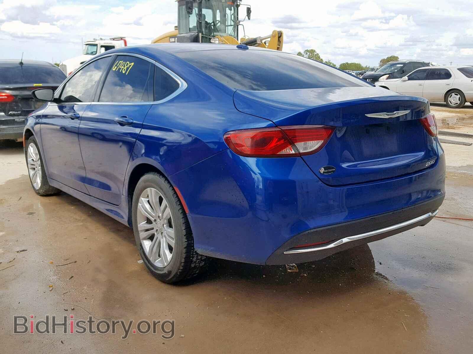 2016 CHRYSLER 200 - VIN: 1C3CCCAB8GN117932 - Фото 3
