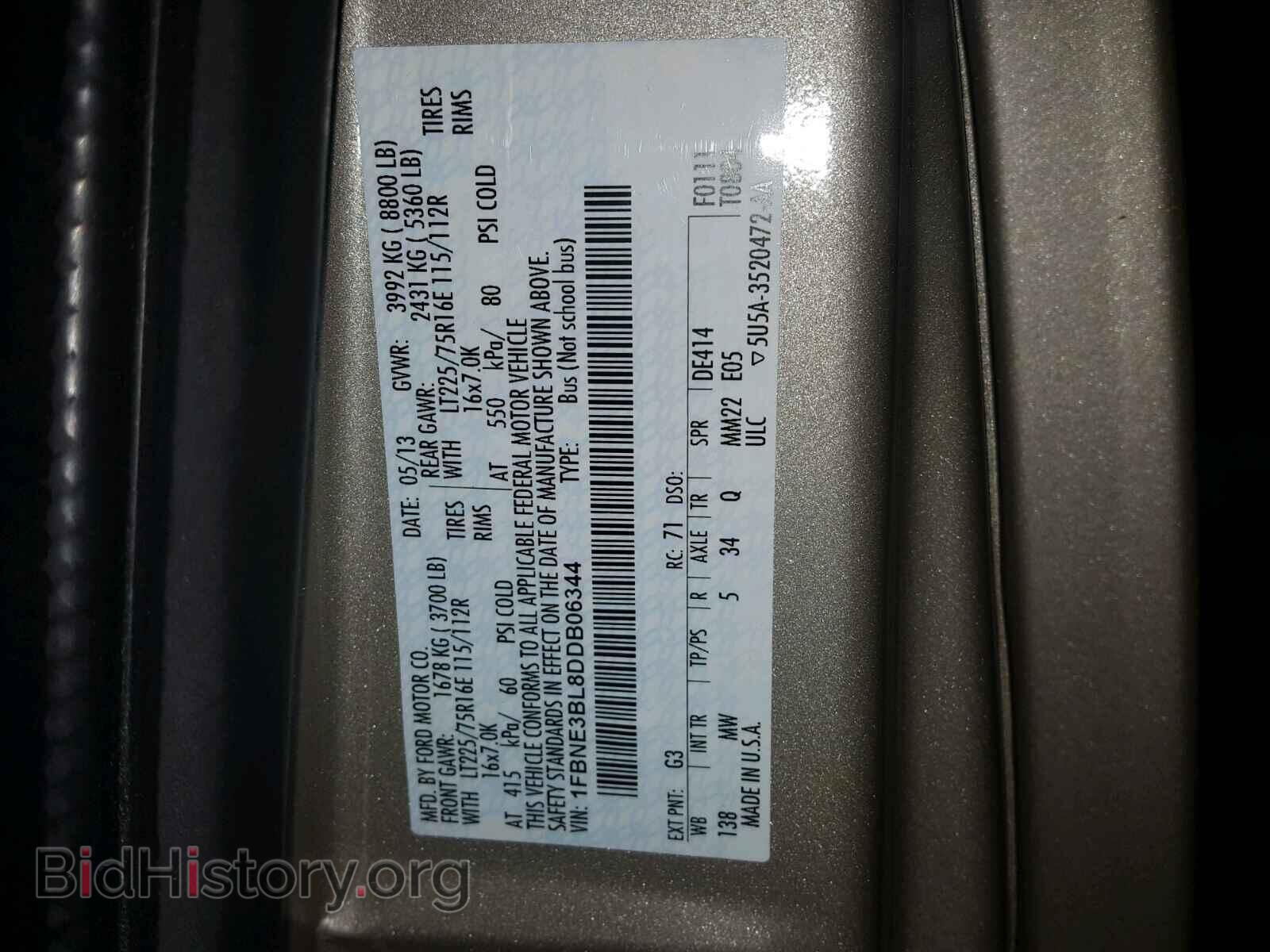 2013 FORD ECONOLINE - VIN: 1FBNE3BL8DDB06344 - Photo 10