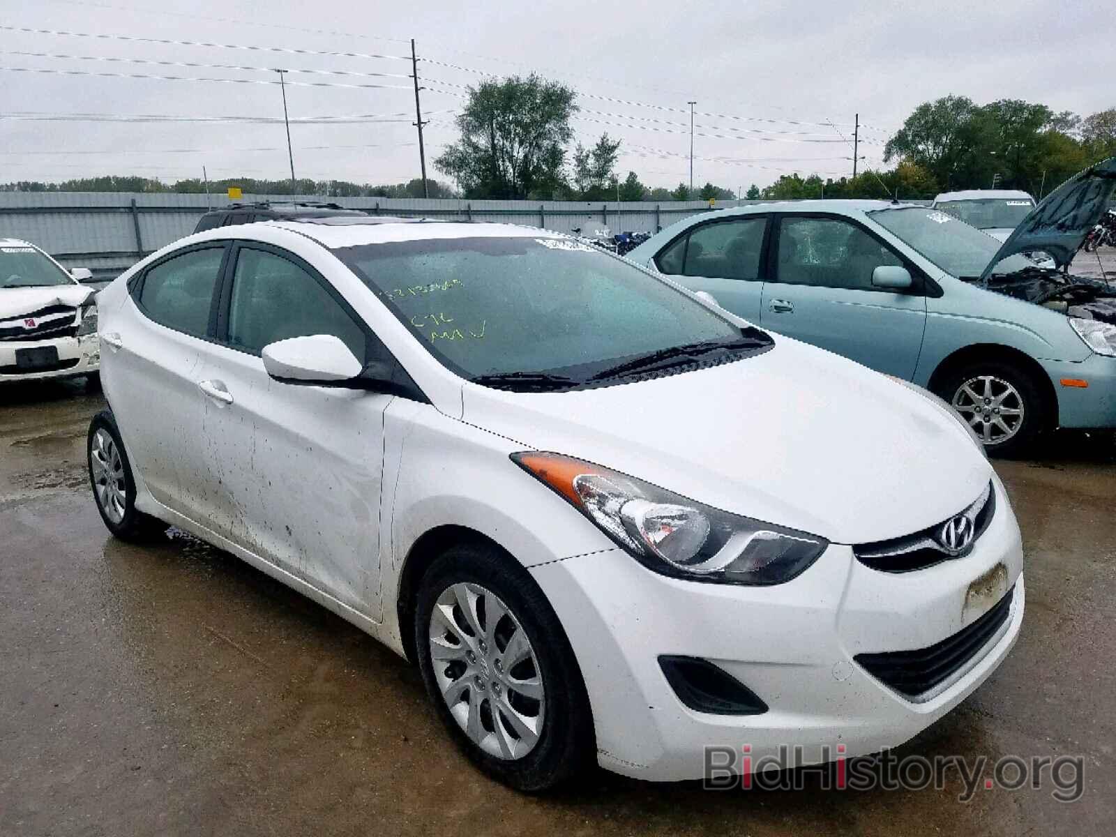 Photo 5NPDH4AE6CH069374 - HYUNDAI ELANTRA 2012