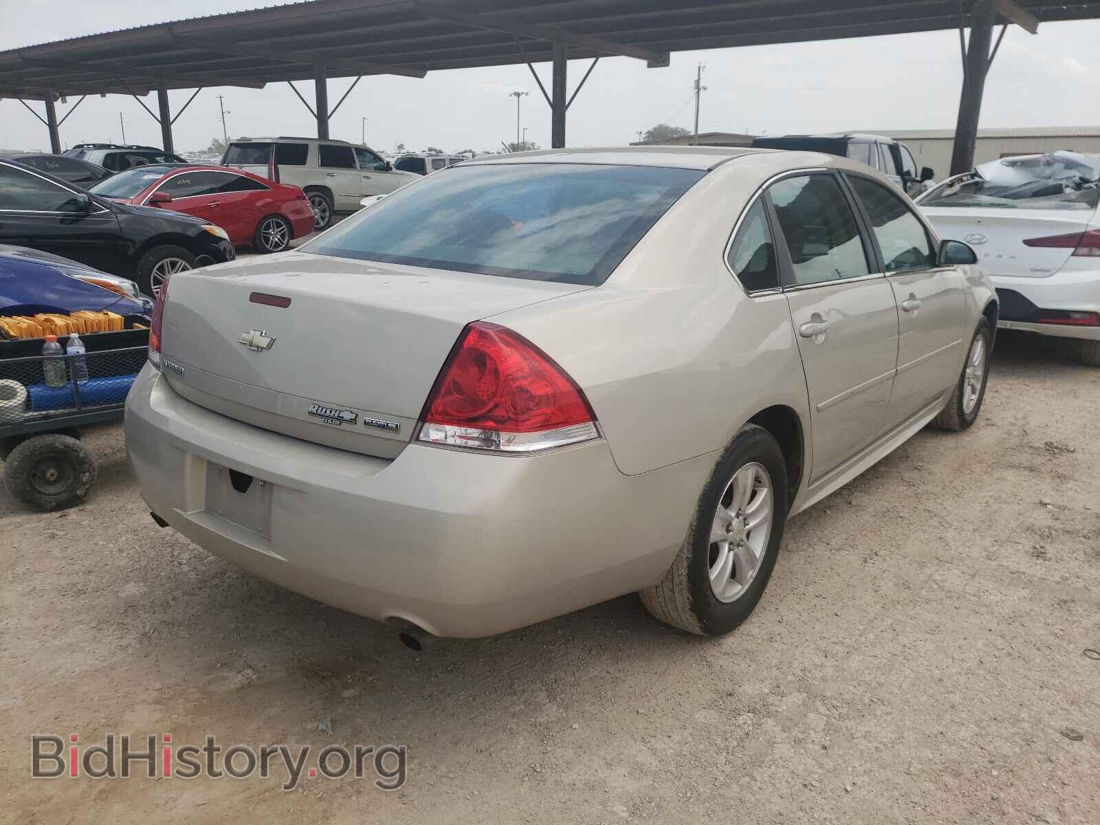 2012 CHEVROLET IMPALA - VIN: 2G1WF5E38C1155549 - Фото 4