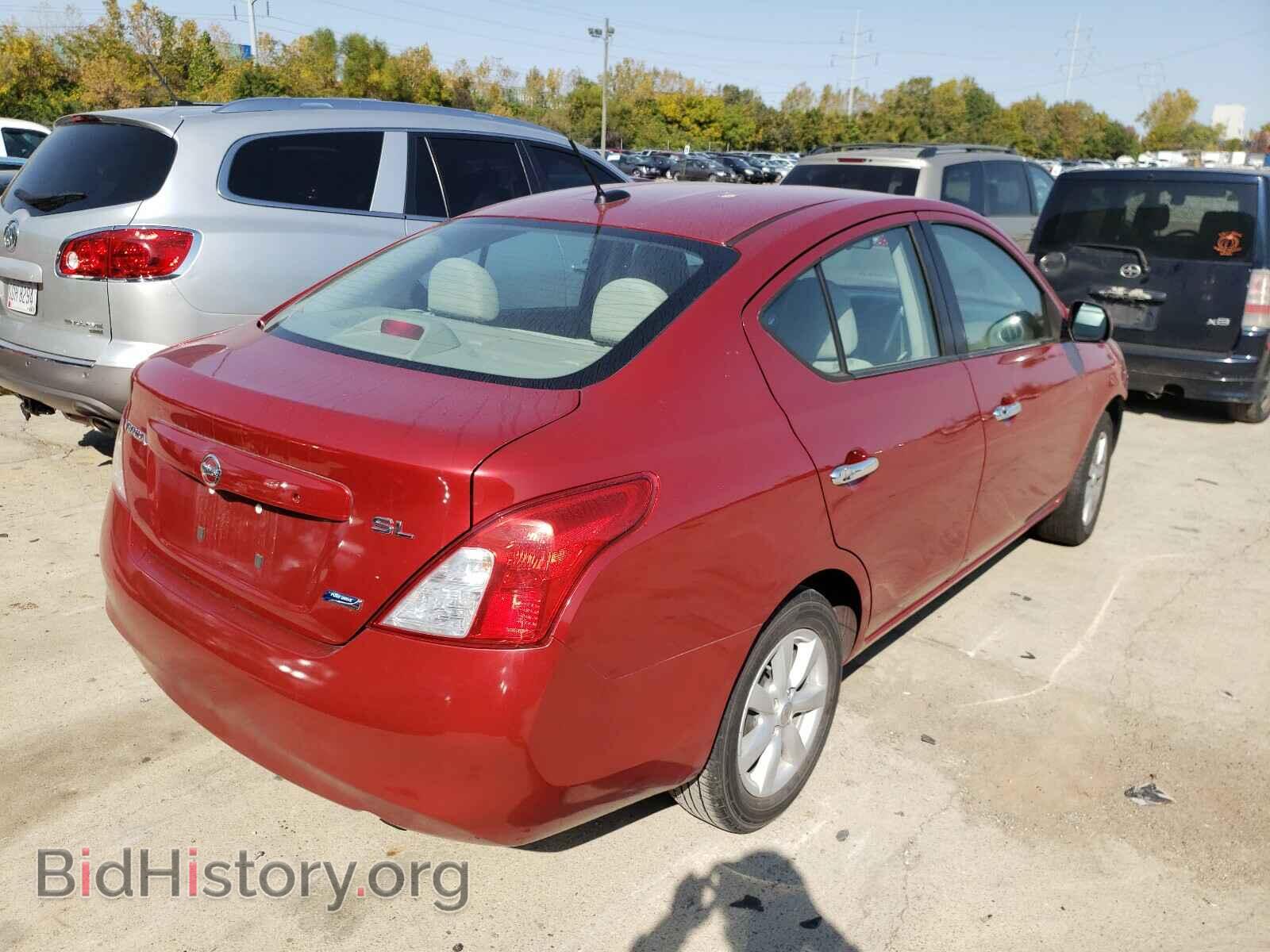 2012 NISSAN VERSA - VIN: 3N1CN7AP5CL936418 - Фото 4