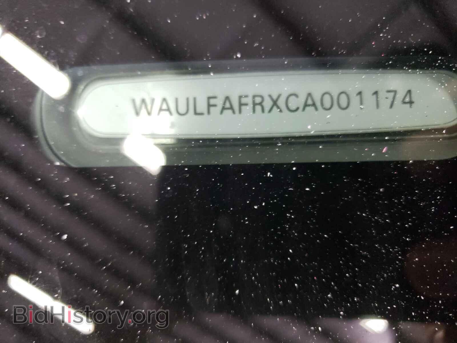 2012 AUDI A5 - VIN: WAULFAFRXCA001174 - Photo 10