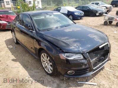2012 Audi A4 A4 Premium, black — VIN WAUFFAFL3CN019761, Copart
