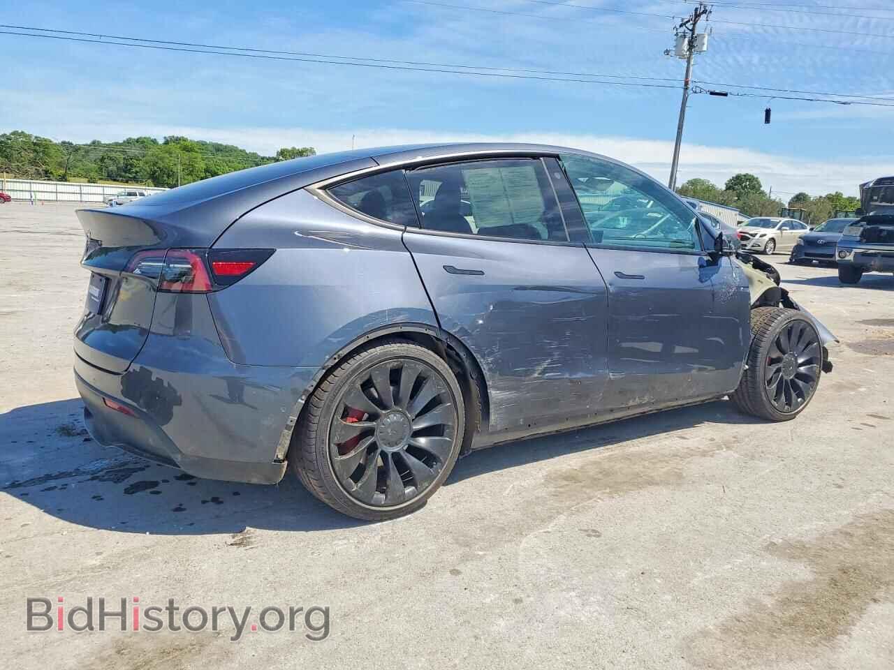 2022 TESLA MODEL Y - VIN: 7SAYGDEF4NF456419 - Фото 3