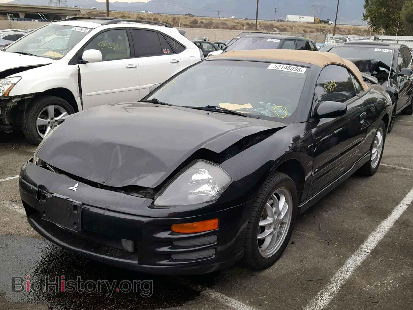 2002 MITSUBISHI ECLIPSE - VIN: 4A3AE85H72E081505 - Фото 2
