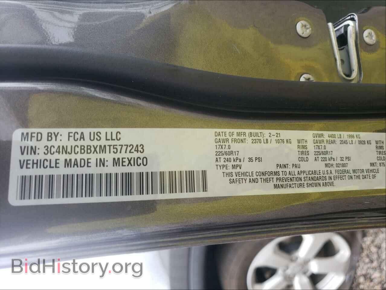 2021 JEEP COMPASS - VIN: 3C4NJCBBXMT577243 - Photo 10