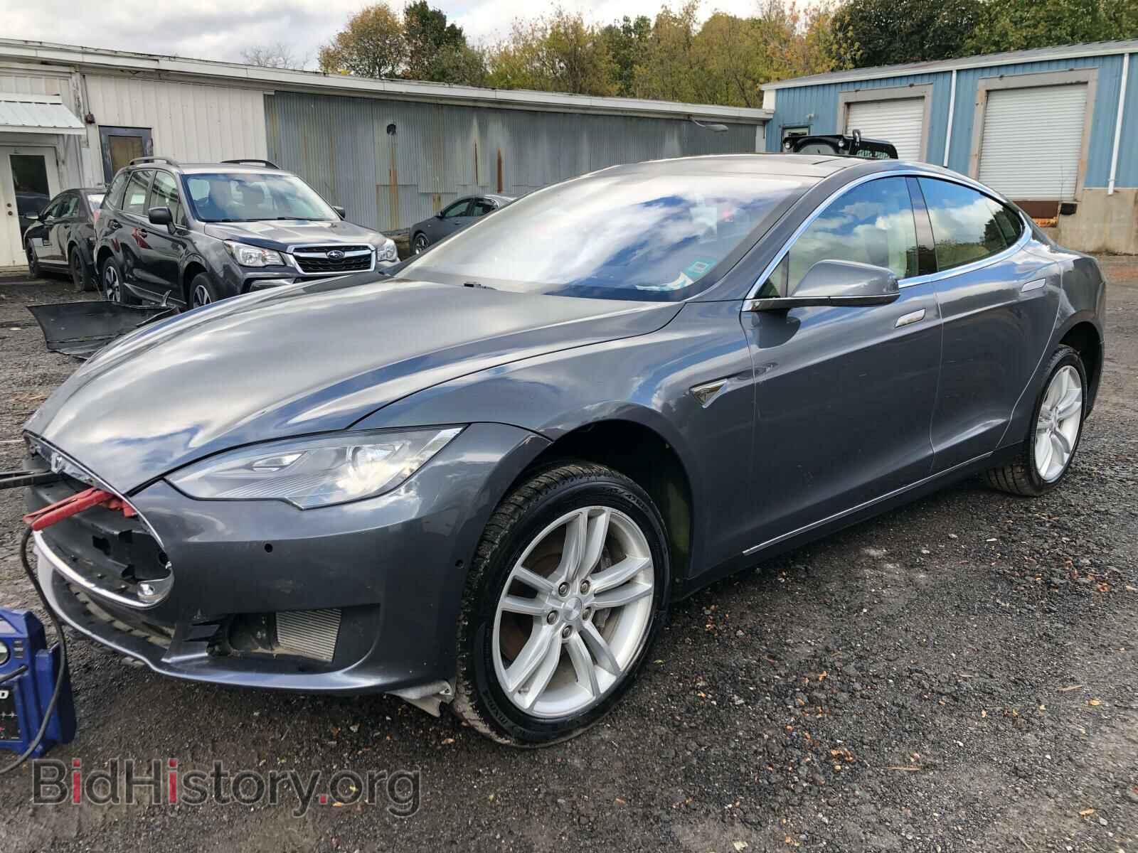 2014 TESLA MODEL S - VIN: 5YJSA1H17EFP40761 - Фото 2