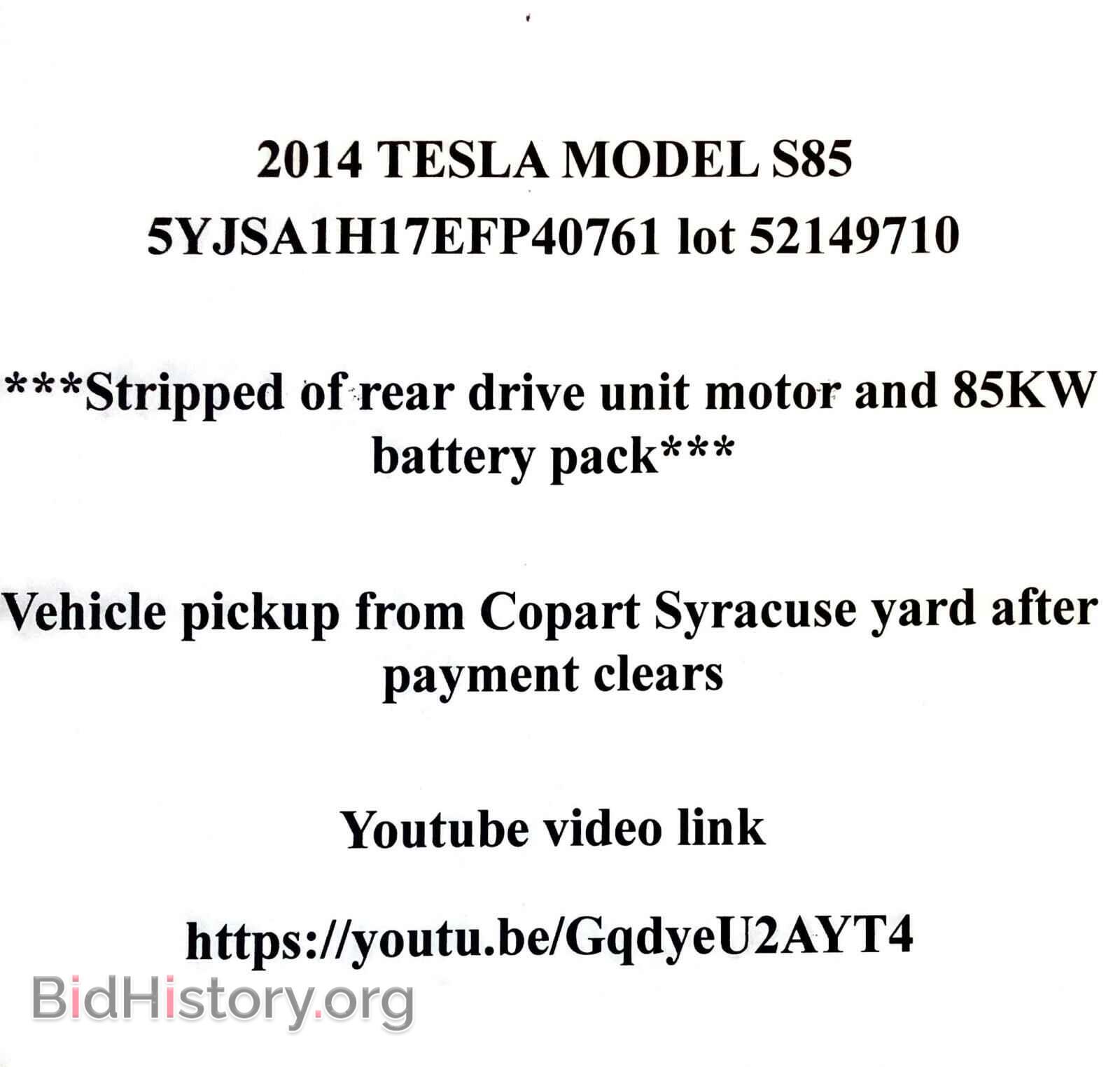 2014 TESLA MODEL S - VIN: 5YJSA1H17EFP40761 - Фото 10