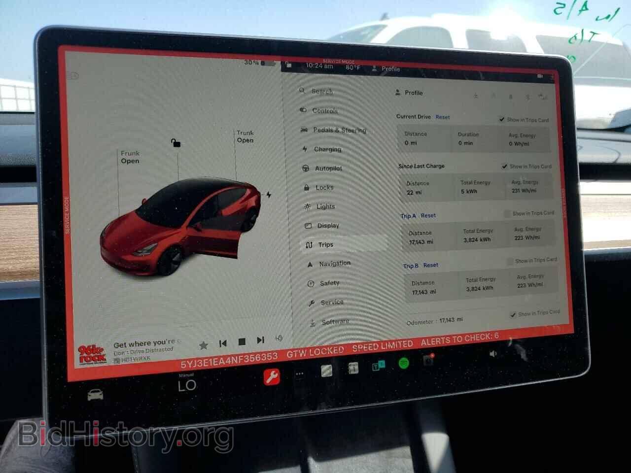 2022 TESLA MODEL 3 - VIN: 5YJ3E1EA4NF356353 - Photo 9
