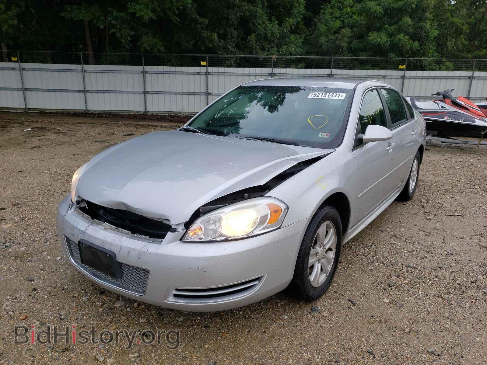 2012 CHEVROLET IMPALA - VIN: 2G1WF5E36C1292845 - Фото 2