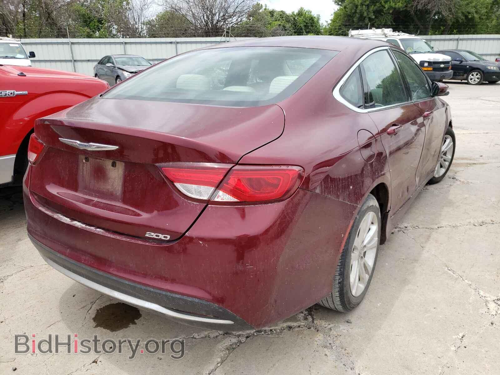2015 CHRYSLER 200 - VIN: 1C3CCCAB5FN747910 - Фото 4