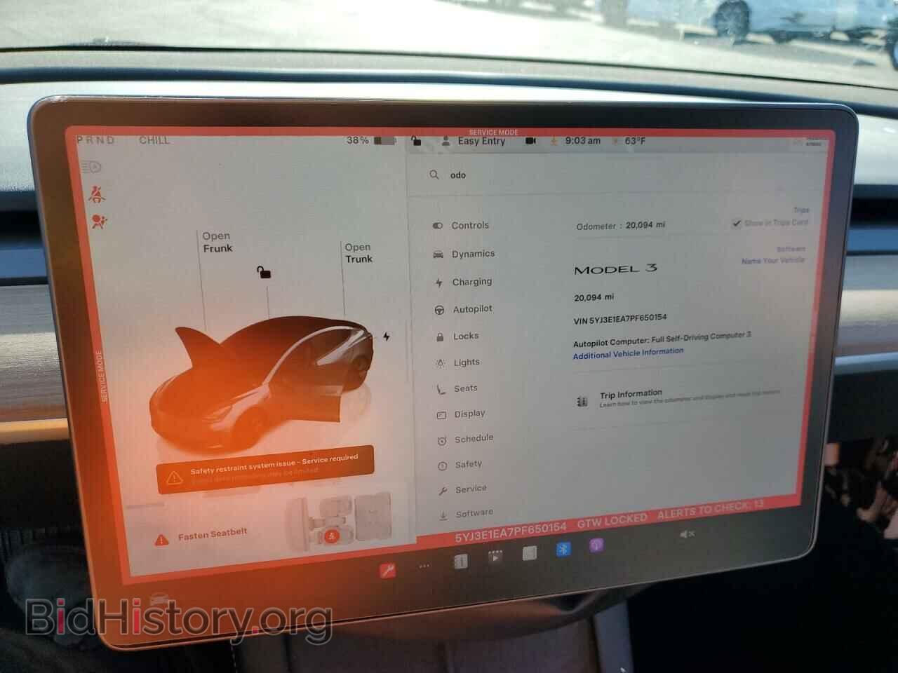 2023 TESLA MODEL 3 - VIN: 5YJ3E1EA7PF650154 - Photo 9