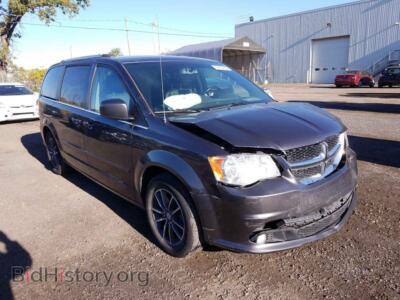 2017 Dodge CARAVAN Grand Cara, темно-серый — VIN 2C4RDGBG7HR590617, Copart