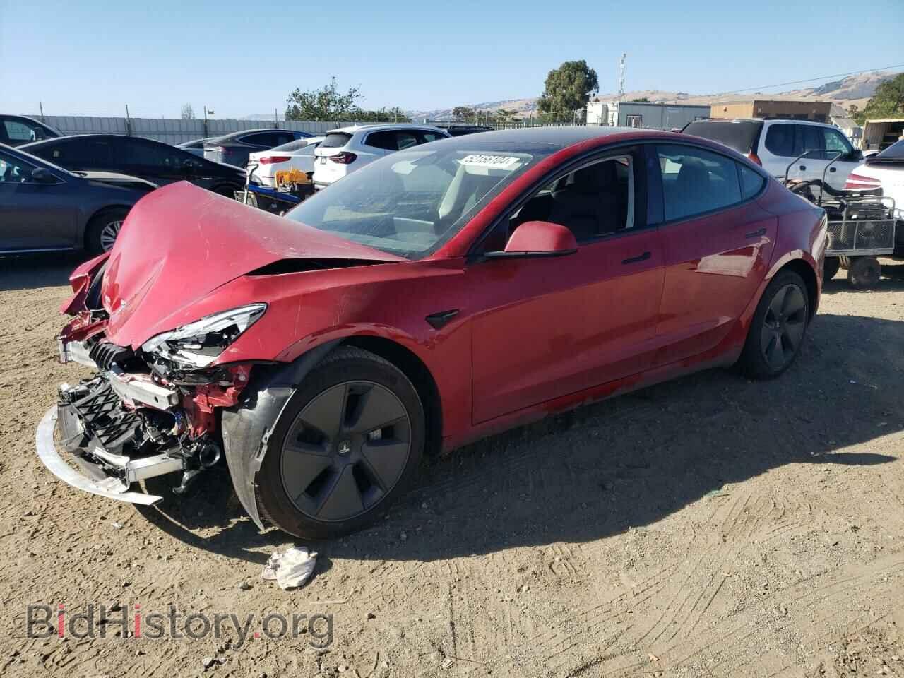 Фотография 5YJ3E1EA6NF334080 - TESLA MODEL 3 2022