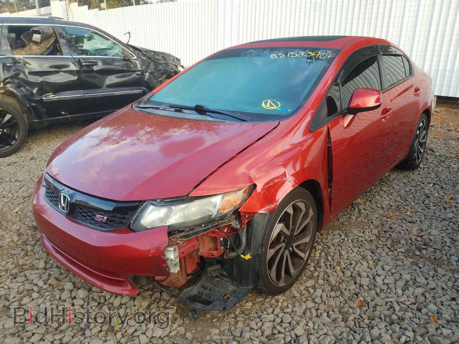 2012 HONDA CIVIC - VIN: 2HGFB6E55CH702733 - Фото 2