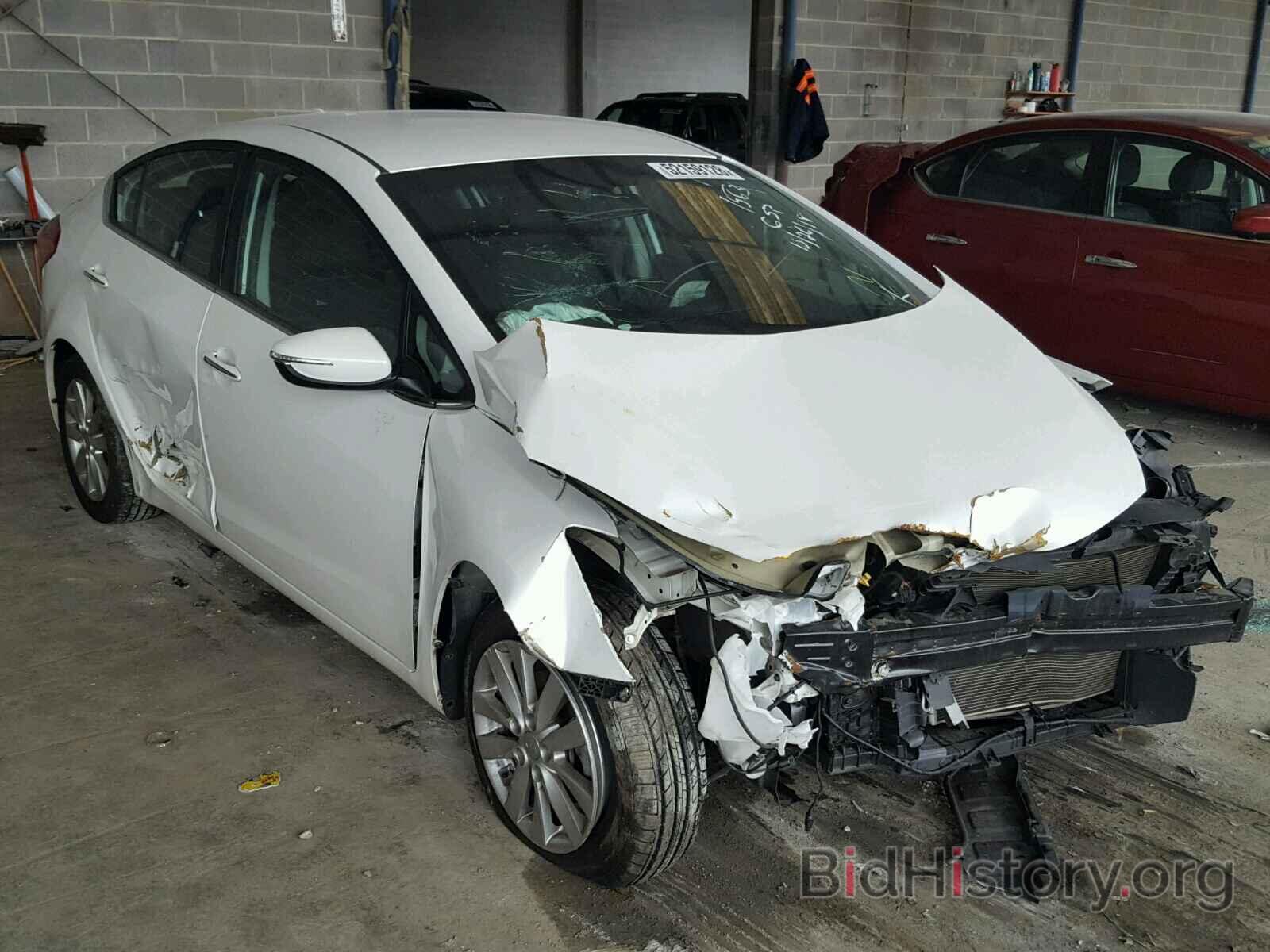 Photo KNAFX4A8XE5051563 - KIA FORTE EX 2014