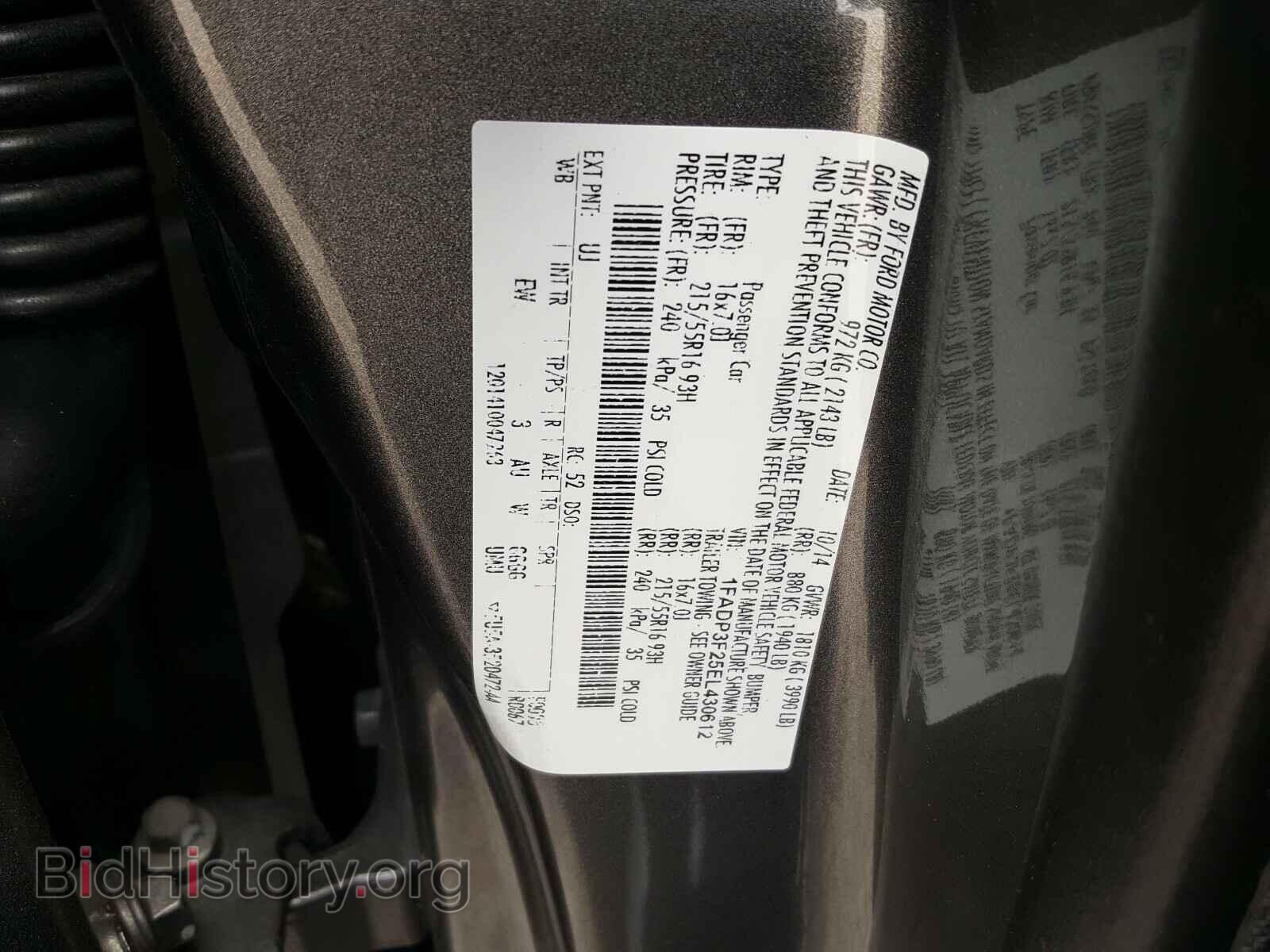 2014 FORD FOCUS - VIN: 1FADP3F25EL430612 - Photo 10
