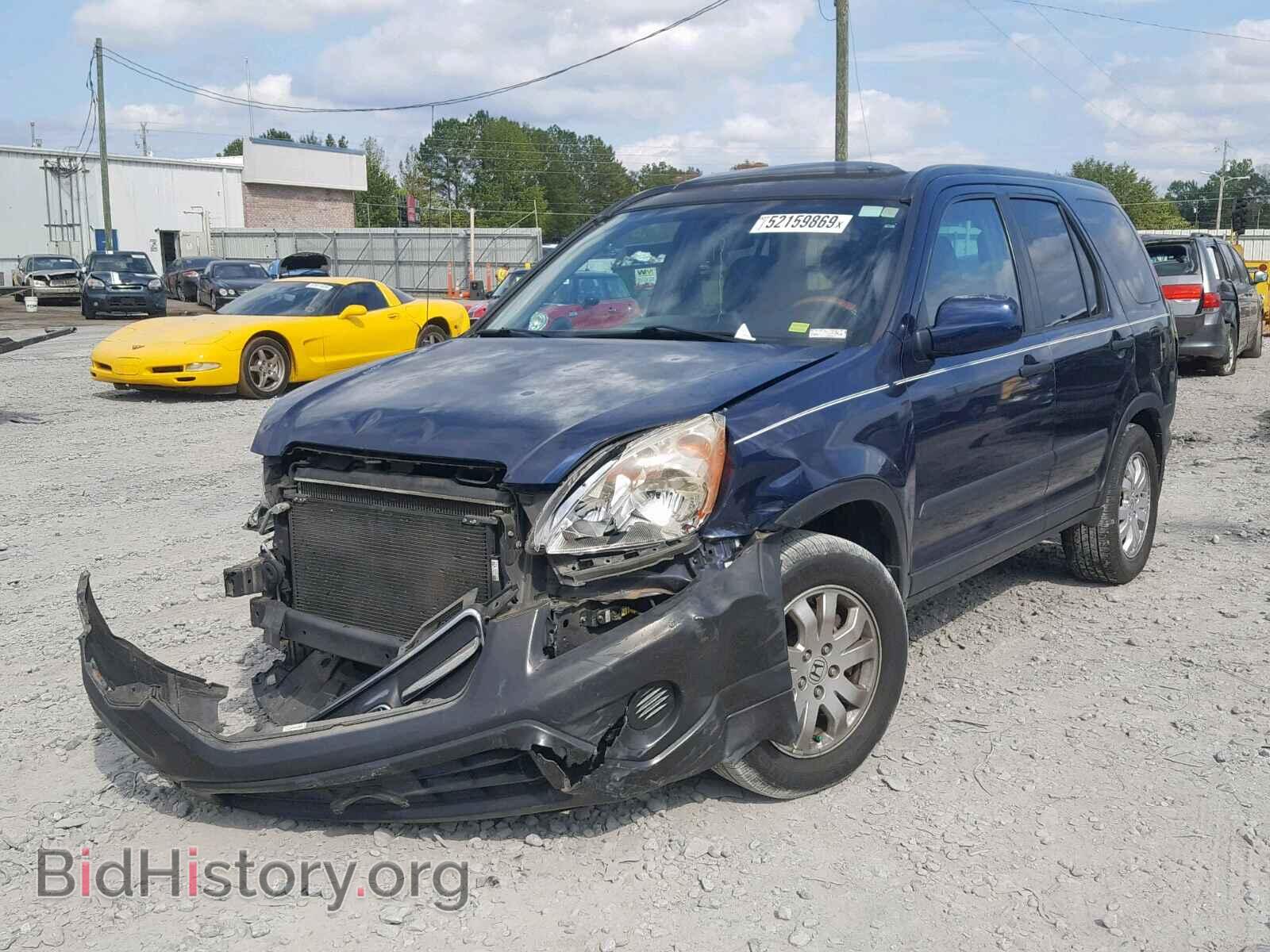 2006 HONDA CR-V EX - VIN: SHSRD78876U427113 - Фото 2