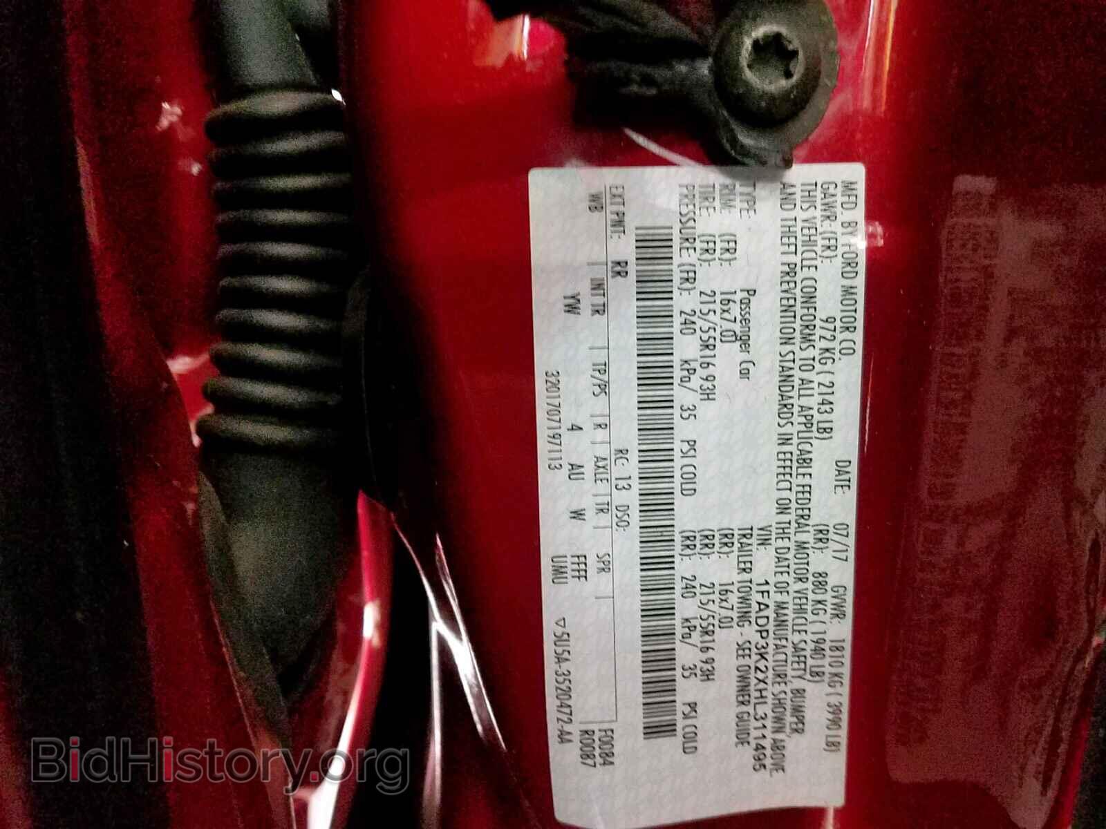 2017 FORD FOCUS SE - VIN: 1FADP3K2XHL311495 - Фото 10