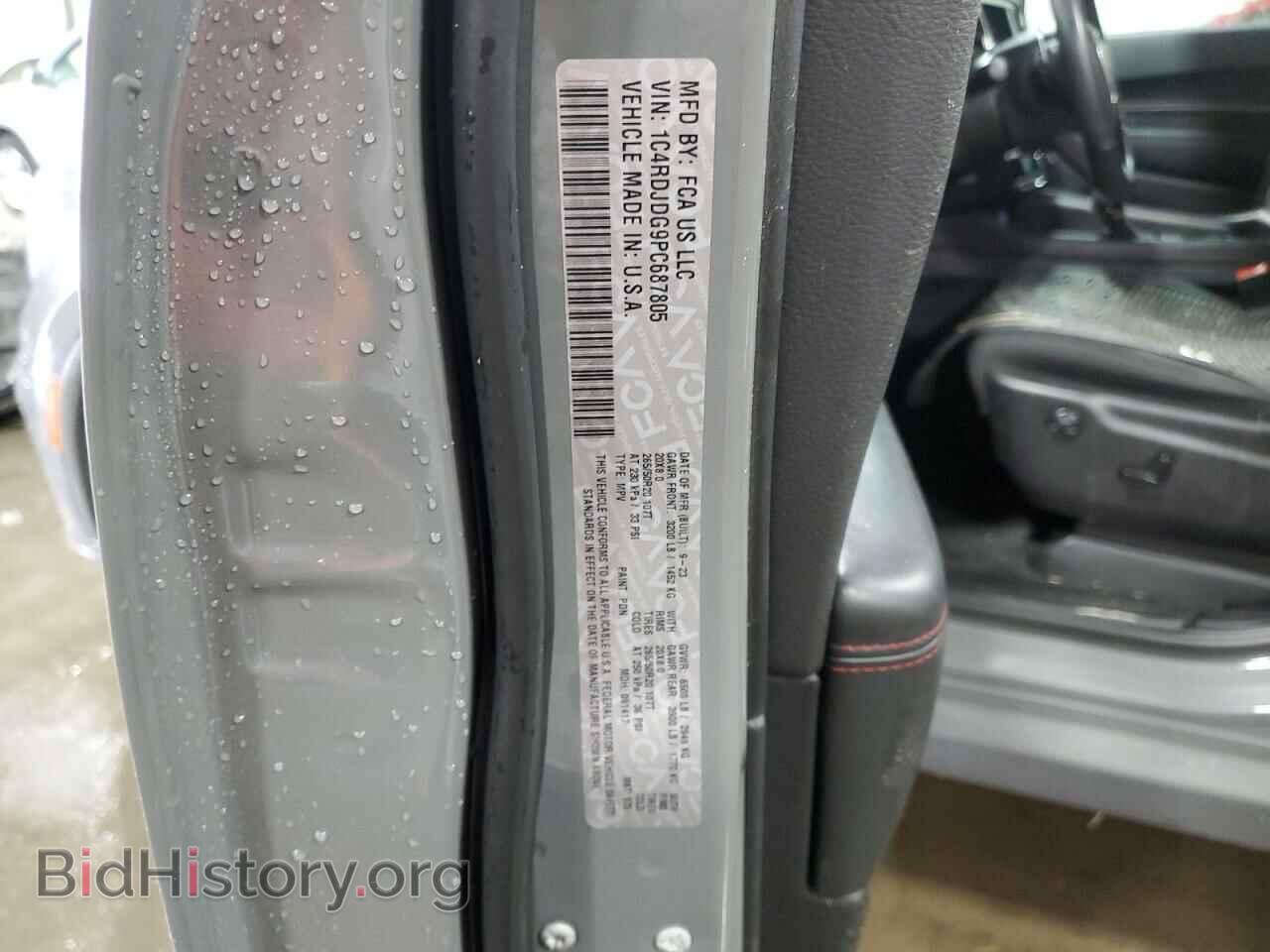 2023 DODGE DURANGO - VIN: 1C4RDJDG9PC687805 - Фото 14