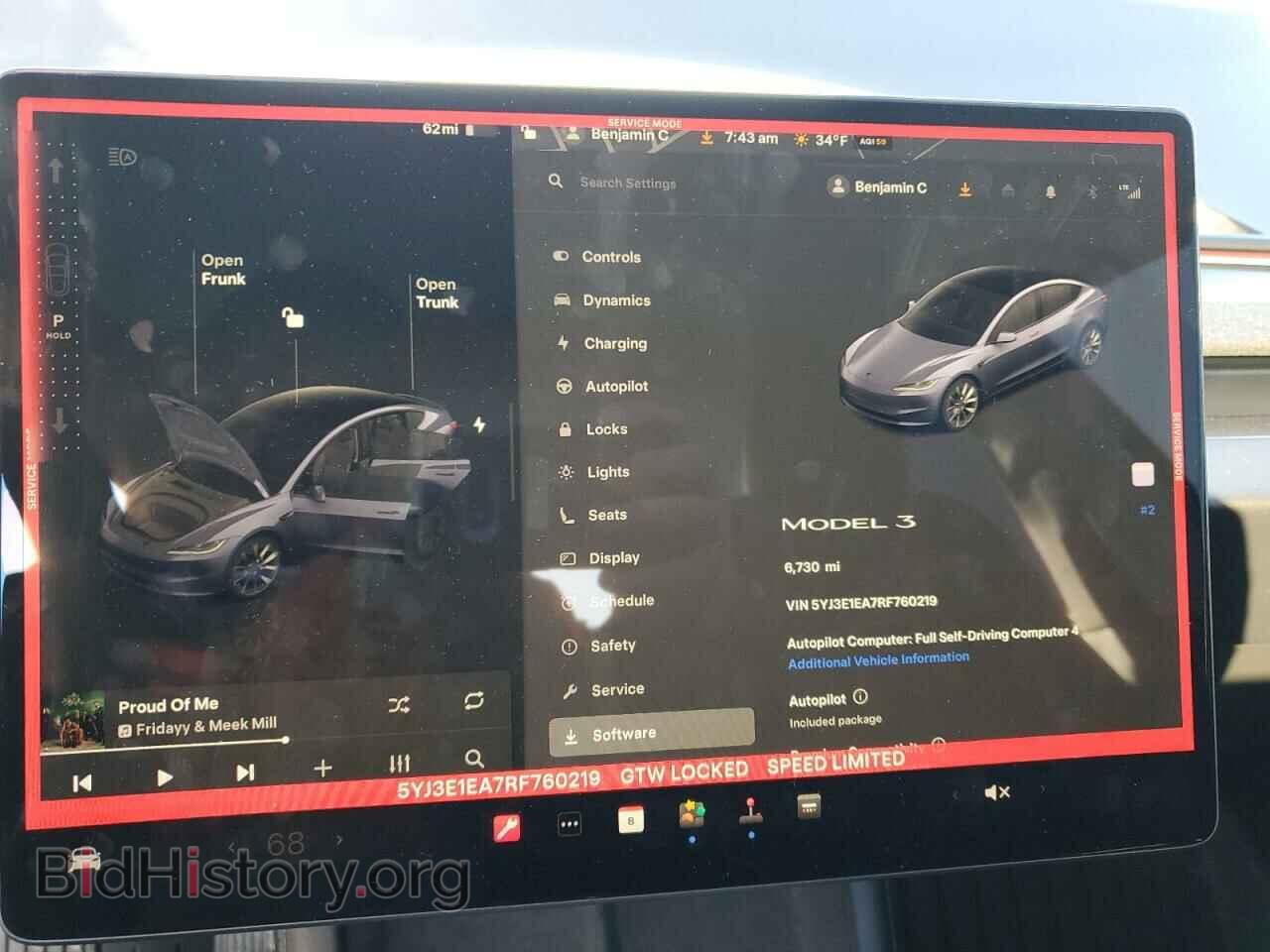 2024 TESLA MODEL 3 - VIN: 5YJ3E1EA7RF760219 - Photo 9