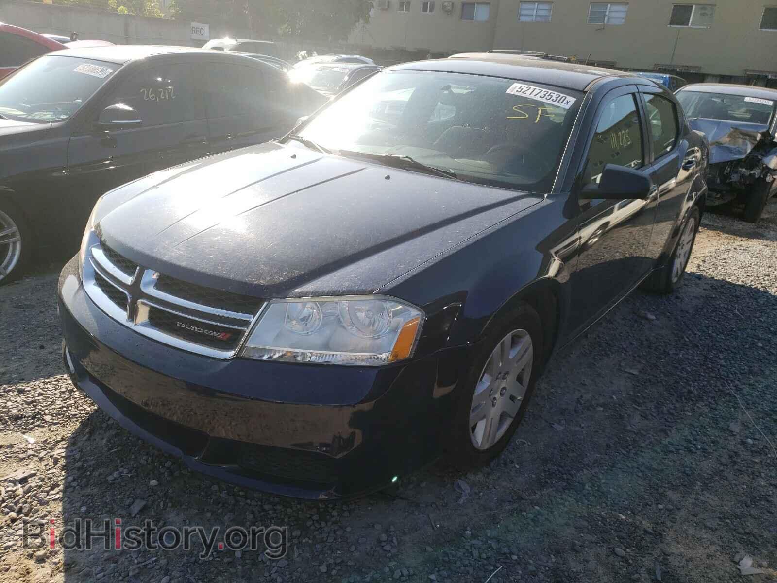 2013 DODGE AVENGER - VIN: 1C3CDZAB8DN591925 - Фото 2