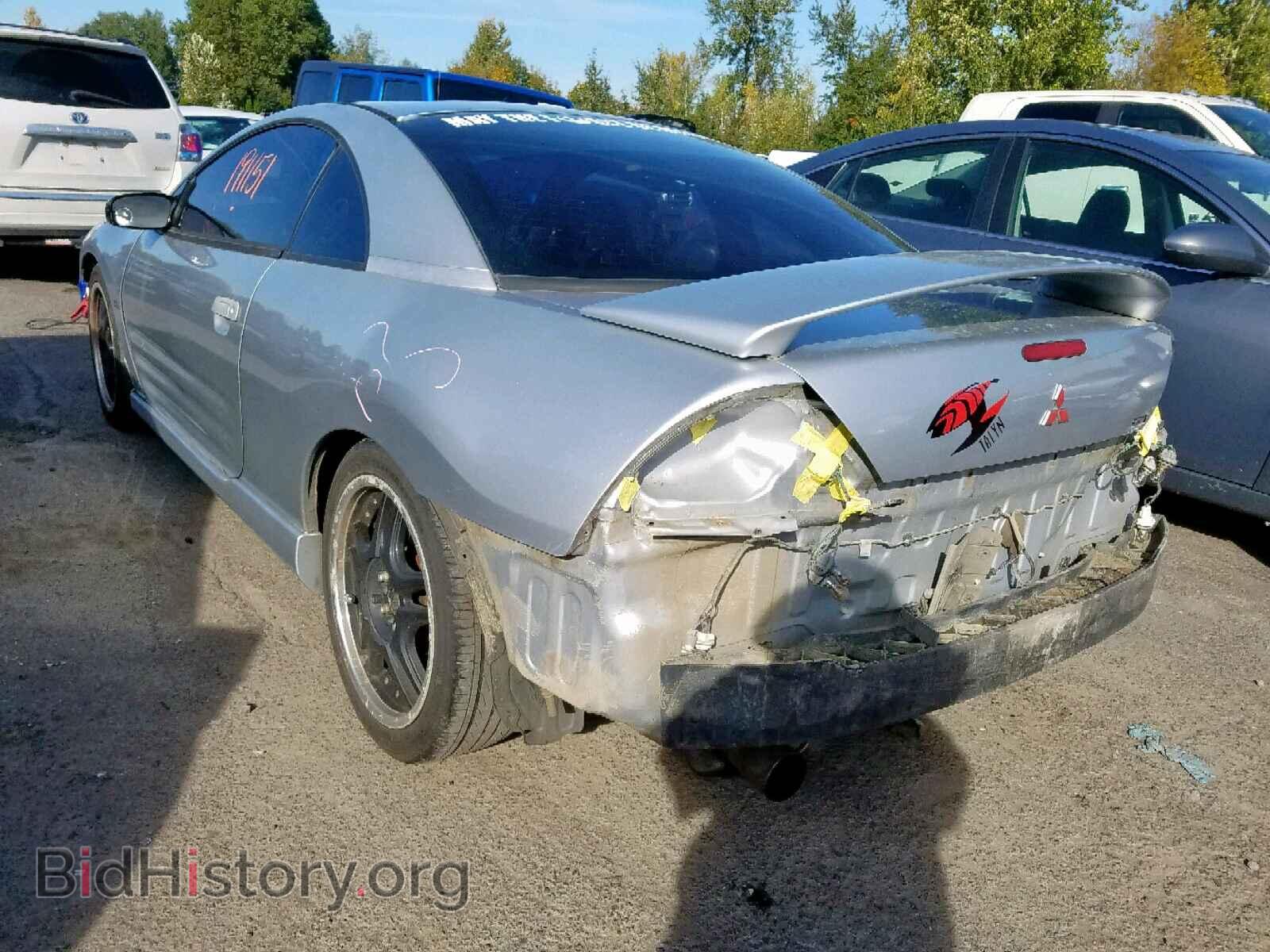 2001 MITSUBISHI ECLIPSE - VIN: 4A3AC84H71E014148 - Фото 3