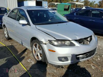 2007 Mazda 6 6 I, серебристый — VIN 1YVHP81C575M39899, Copart