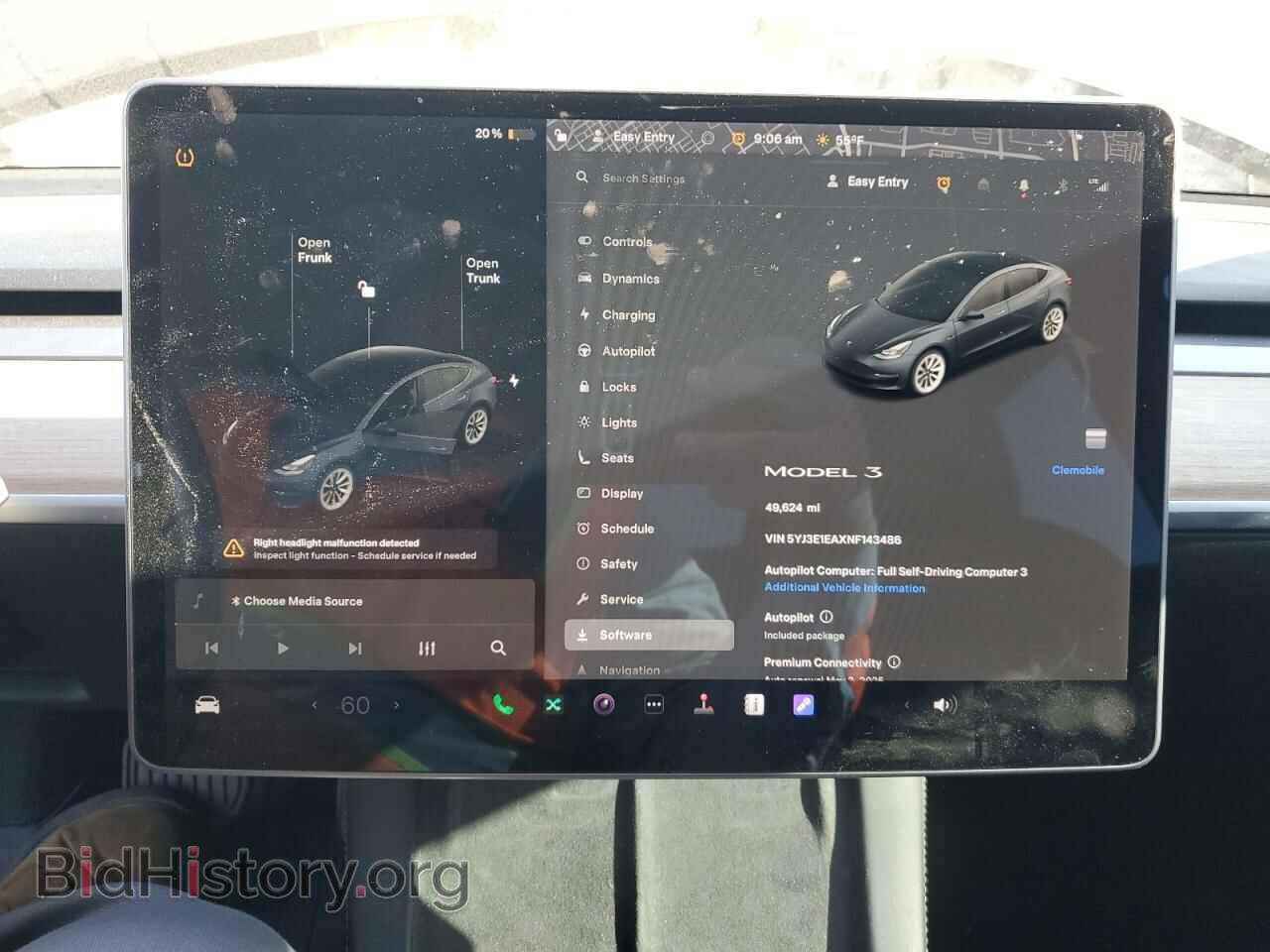 2022 TESLA MODEL 3 - VIN: 5YJ3E1EAXNF143486 - Photo 9